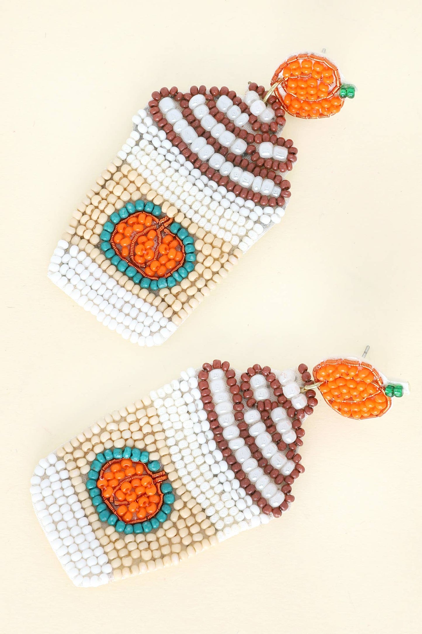 Fall Pumpkin Spice Latte Earrings