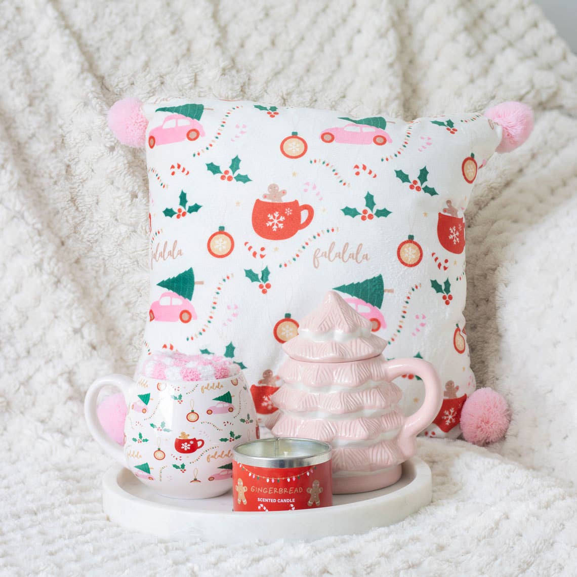 Christmas Tree Mug - Pink