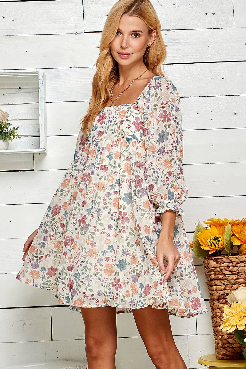 Floral Babydoll Dress