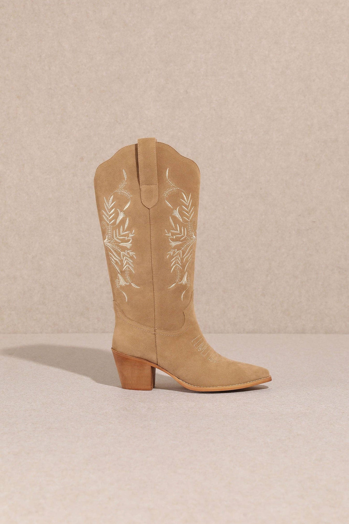 Flora Embroidered Tall Boots