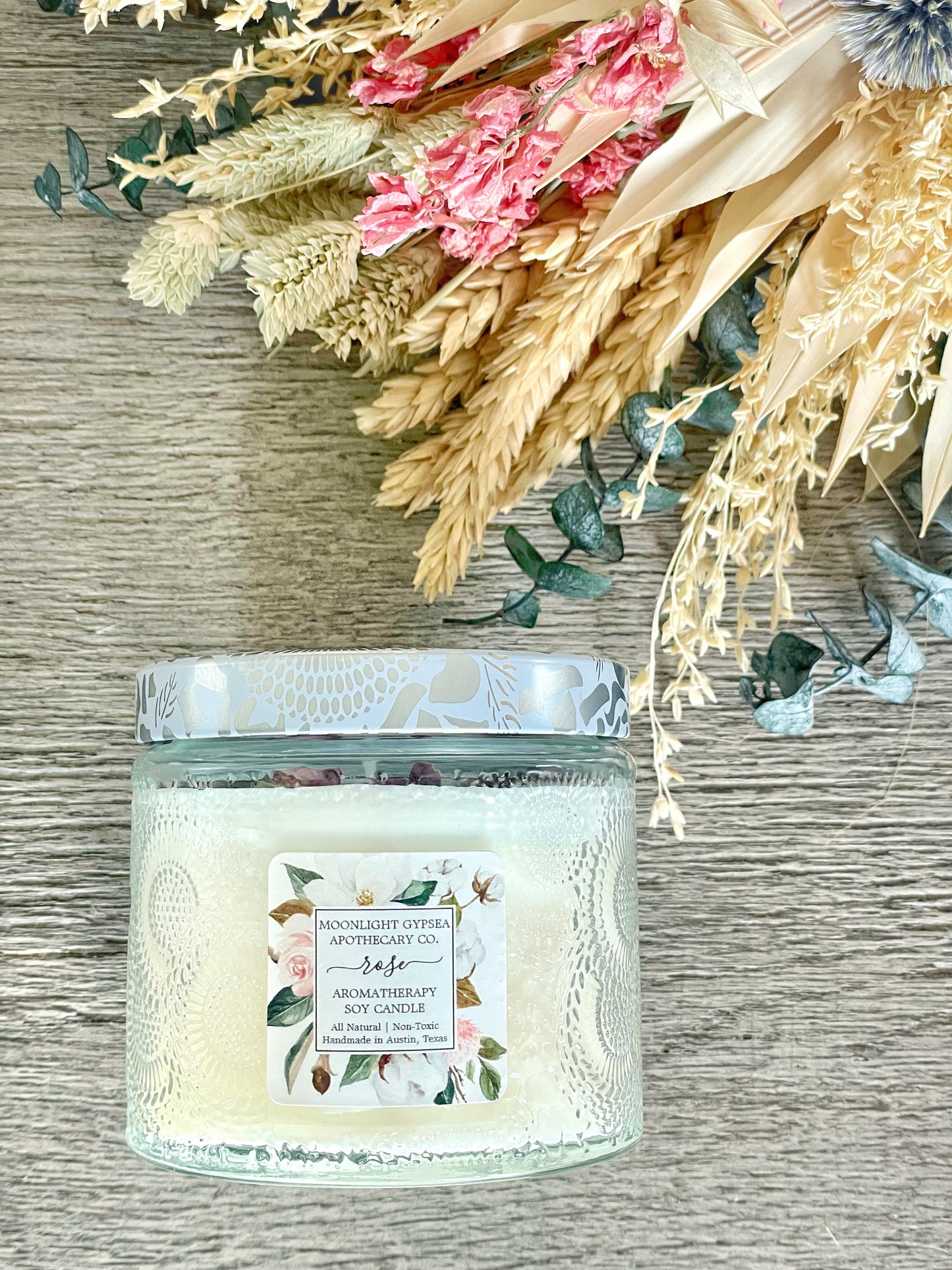 Rose Soy Wax Candle