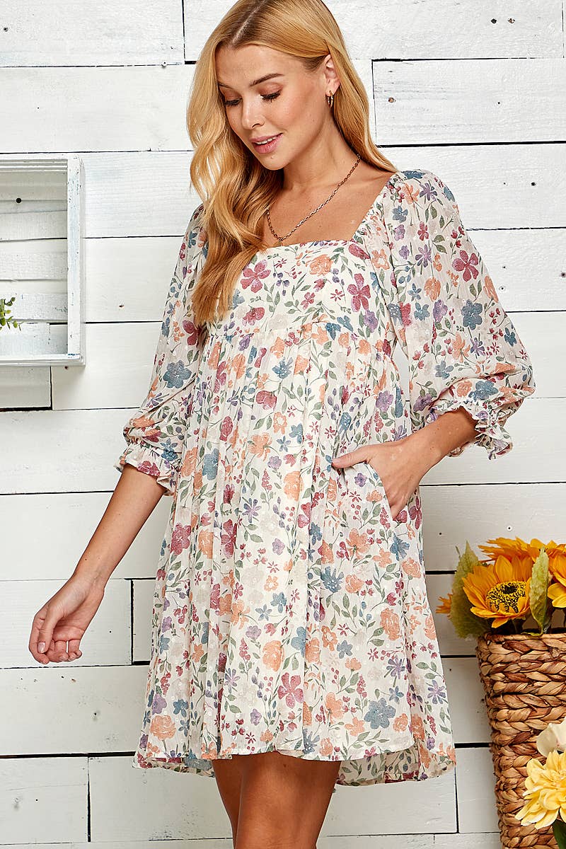 Floral Babydoll Dress