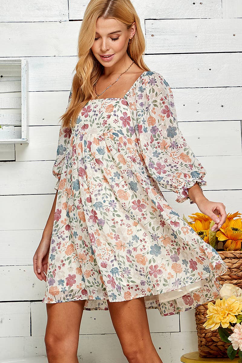 Floral Babydoll Dress