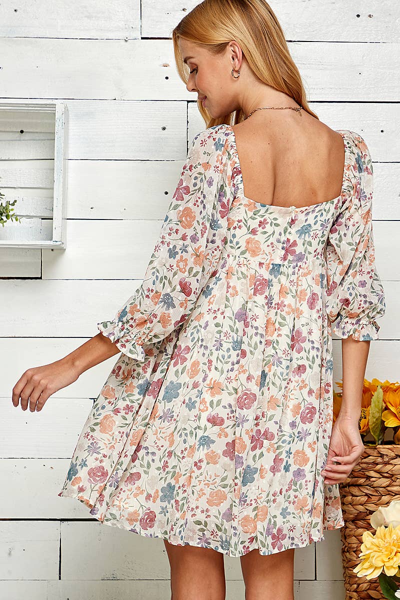 Floral Babydoll Dress