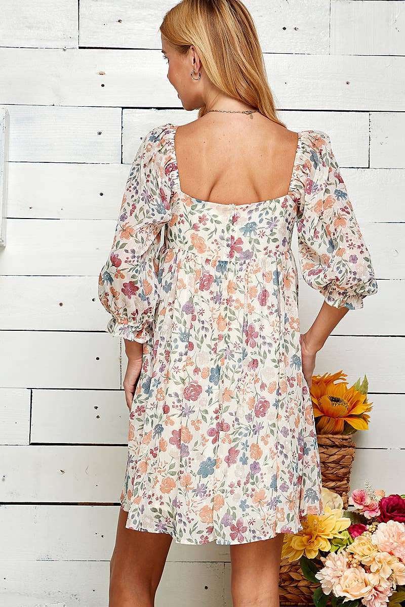 Floral Babydoll Dress