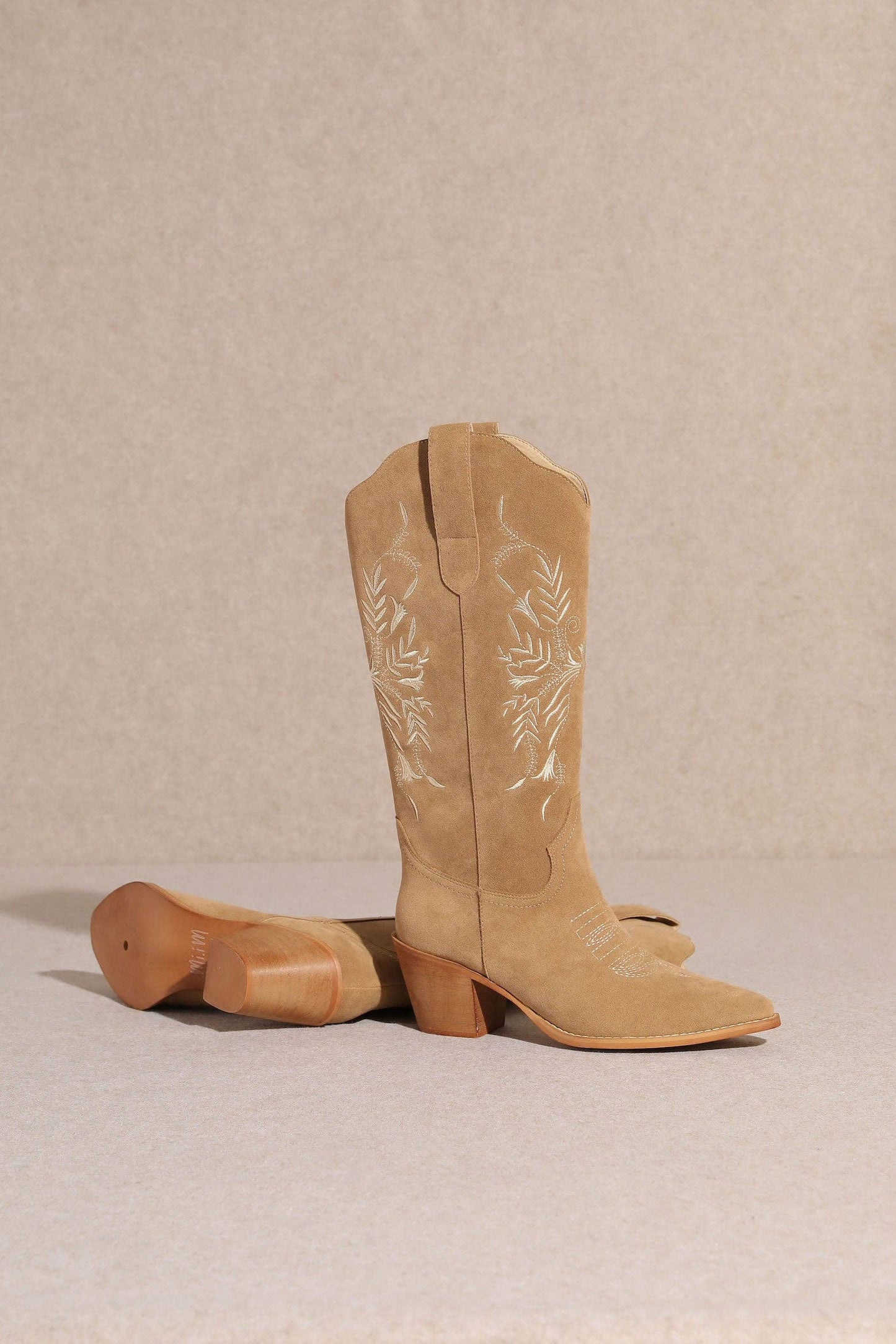 Flora Embroidered Tall Boots