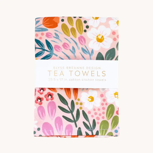 Summer Meadows Floral Tea Towels Set